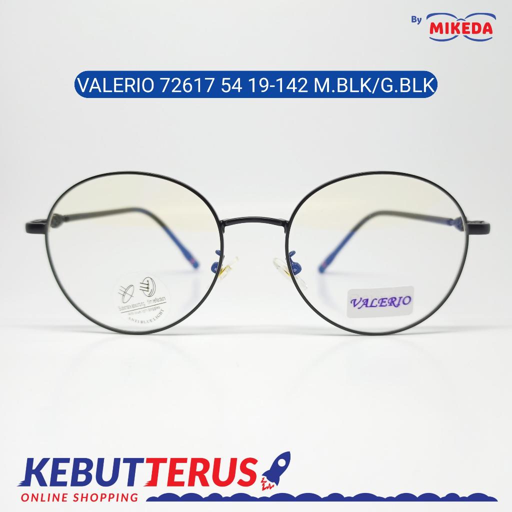 Mikeda-FRAME KACAMATA VALERIO 72617 M.BLK/G.BLK + LENSA(MINUS/CYLINDER)