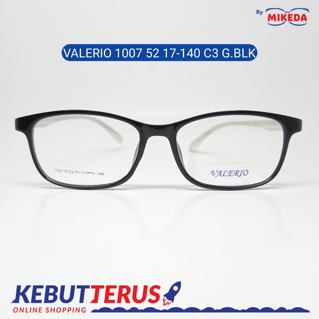 Mikeda-FRAME KACAMATA VALERIO 1007 C3 G.BLK + LENSA(MINUS/CYLINDER)