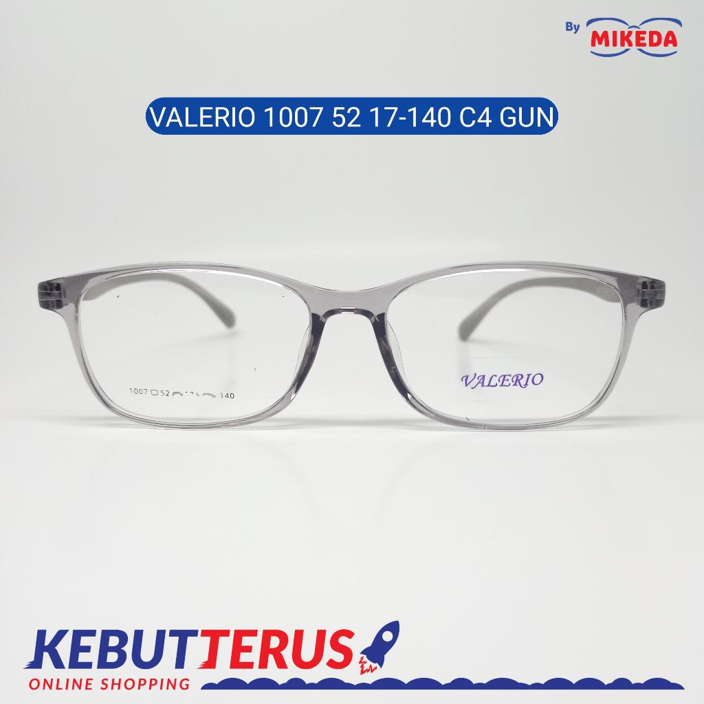 Mikeda-FRAME KACAMATA VALERIO 1007 C4 GUN + LENSA(MINUS/CYLINDER)