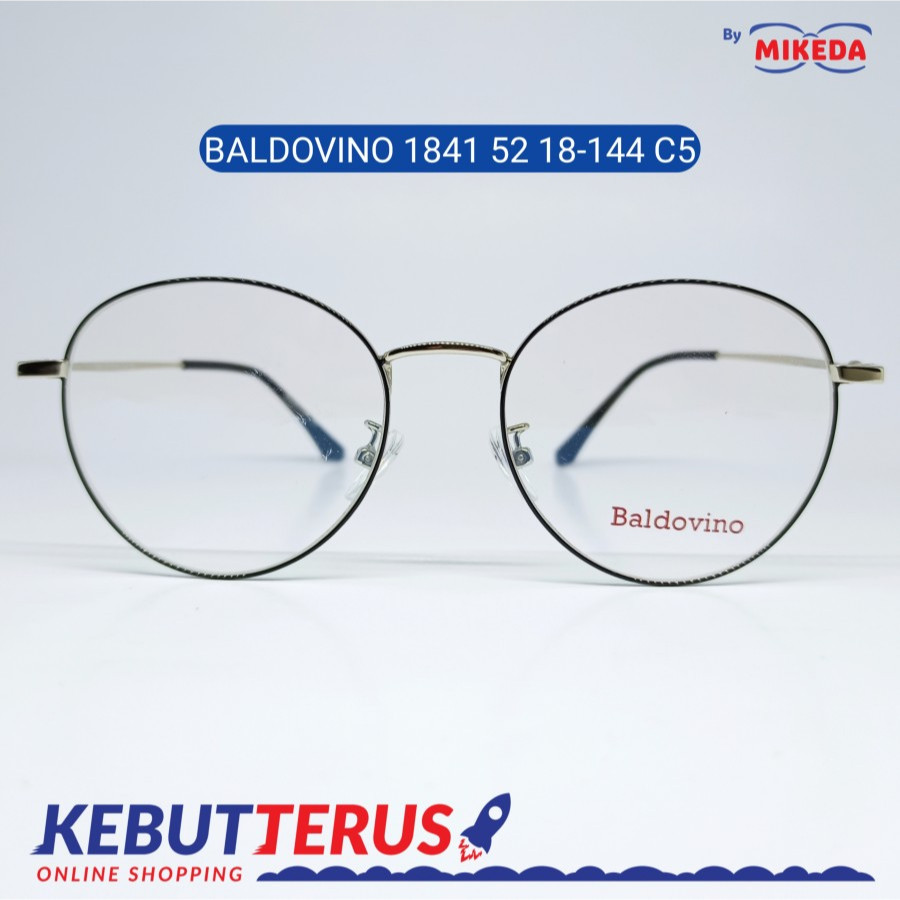 Mikeda-FRAME KACAMATA BALDOVINO 1841 C5 + LENSA(MINUS/CYLINDER)