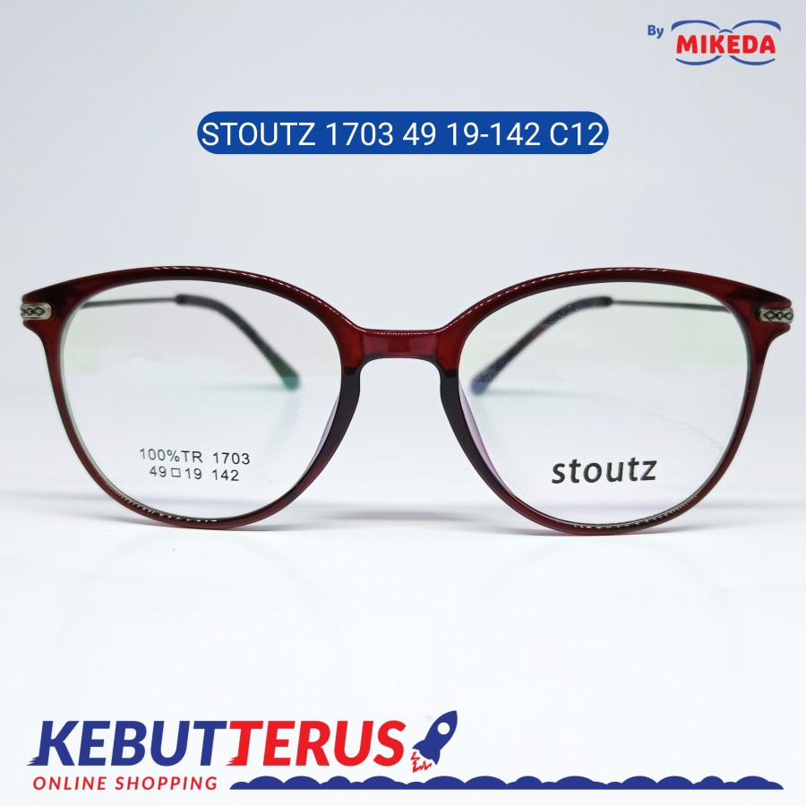 Mikeda-FRAME KACAMATA STOUTZ 1703 C12 + LENSA(MINUS/CYLINDER)