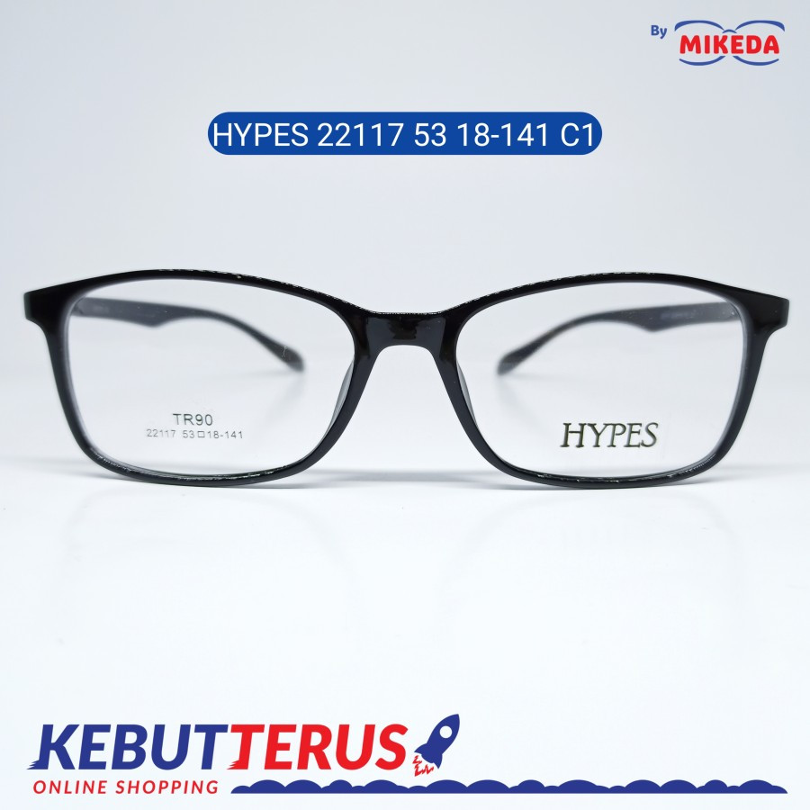 Mikeda-FRAME KACAMATA HYPES 22117 C1 + LENSA(MINUS/CYLINDER)
