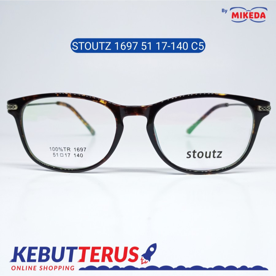 Mikeda-FRAME KACAMATA STOUTZ 1697 C5 + LENSA(MINUS/CYLINDER)