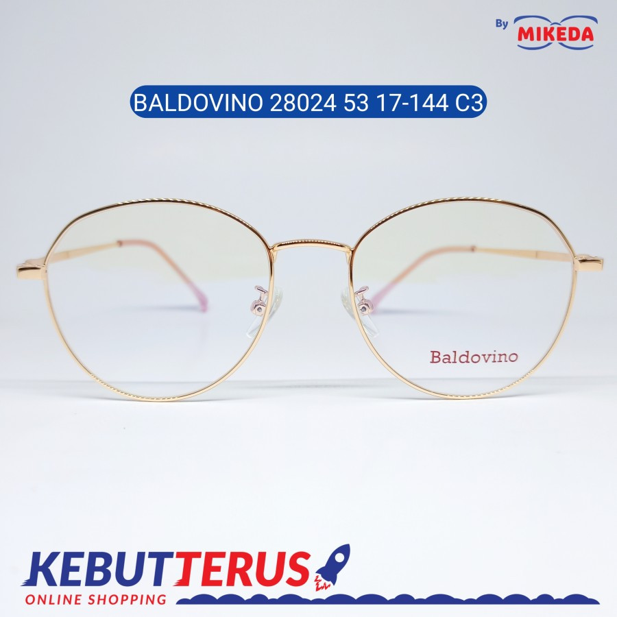 Mikeda-FRAME KACAMATA BALDOVINO 28024 C3 + LENSA(MINUS/CYLINDER)