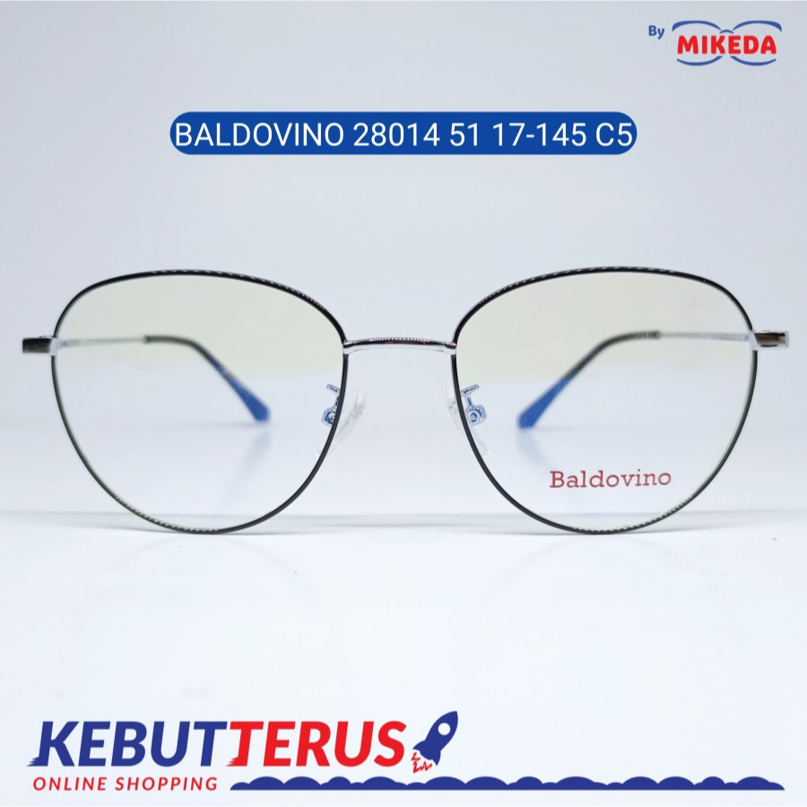 Mikeda-FRAME KACAMATA BALDOVINO 28014 C5 + LENSA(MINUS/CYLINDER)