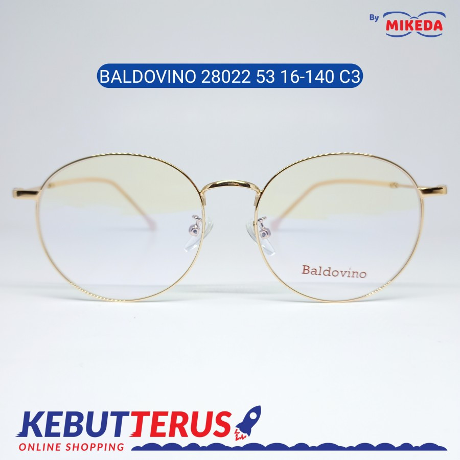 Mikeda-FRAME KACAMATA BALDAVINO 28022 C3 + LENSA(MINUS/CYLINDER)