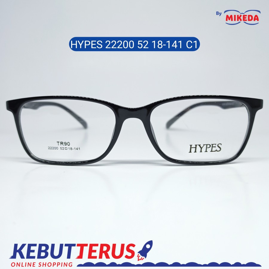 Mikeda-FRAME KACAMATA HYPES 22200 C1 + LENSA(MINUS/CYLINDER)