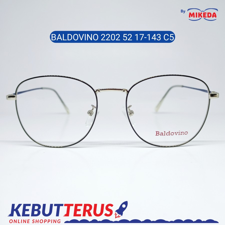 Mikeda-FRAME KACAMATA BALDOVINO 2202 C5 + LENSA(MINUS/CYLINDER)