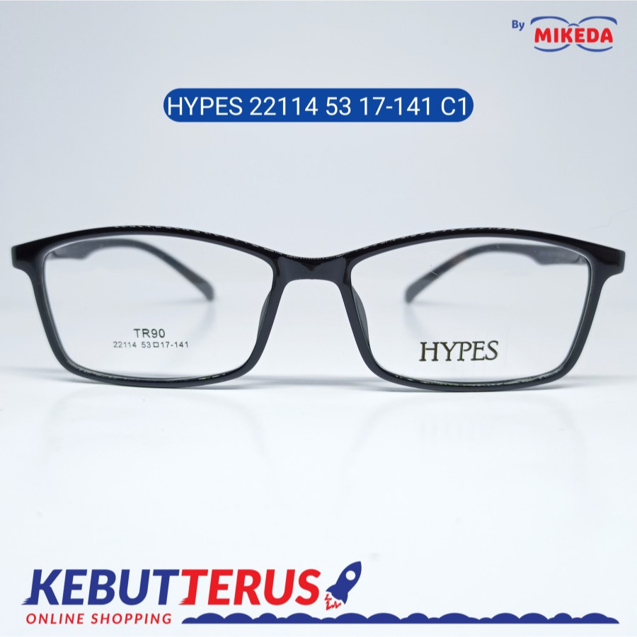 Mikeda-FRAME KACAMATA HYPES 22114 C1 + LENSA(MINUS/CYLINDER)