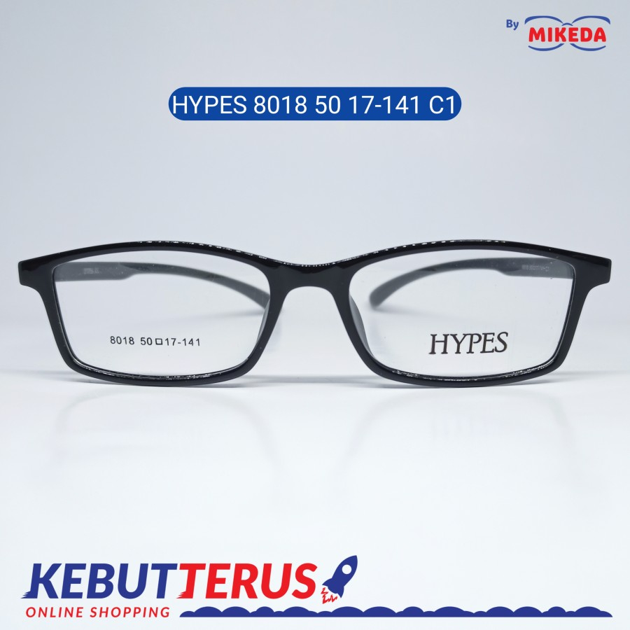 Mikeda-FRAME KACAMATA HYPES 8018 C1 + LENSA(MINUS/CYLINDER)
