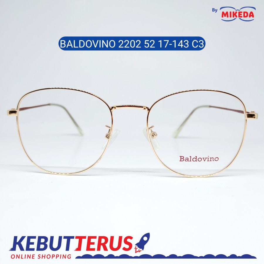 Mikeda-FRAME KACAMATA BALDOVINO 2202 C3 + LENSA(MINUS/CYLINDER)