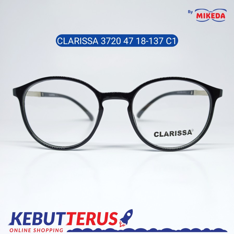 Mikeda-FRAME KACAMATA CLARISSA 3720-47 C1 + LENSA(MINUS/CYLINDER)