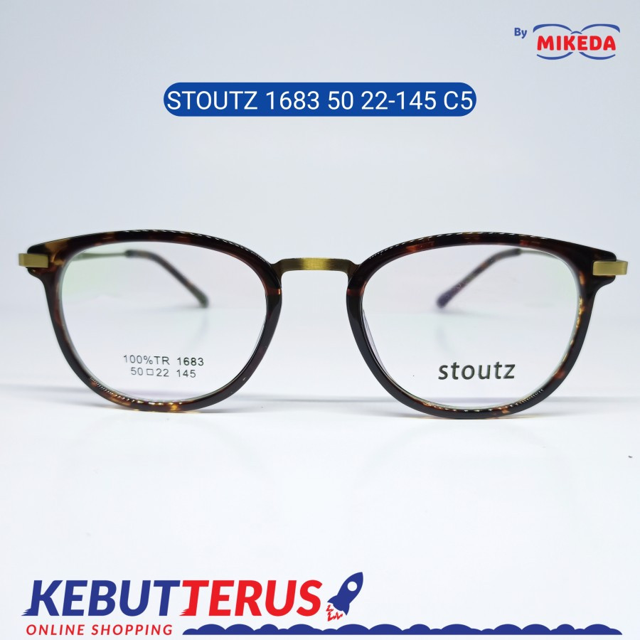 Mikeda-FRAME KACAMATA STOUTZ 1683 C5 + LENSA(MINUS/CYLINDER)