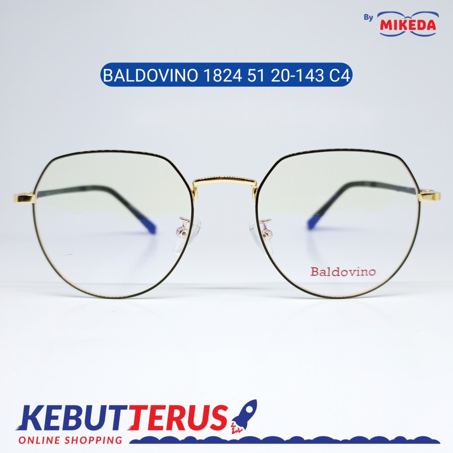 Mikeda-FRAME KACAMATA BALDOVINO 1824 C4 + LENSA(MINUS/CYLINDER)