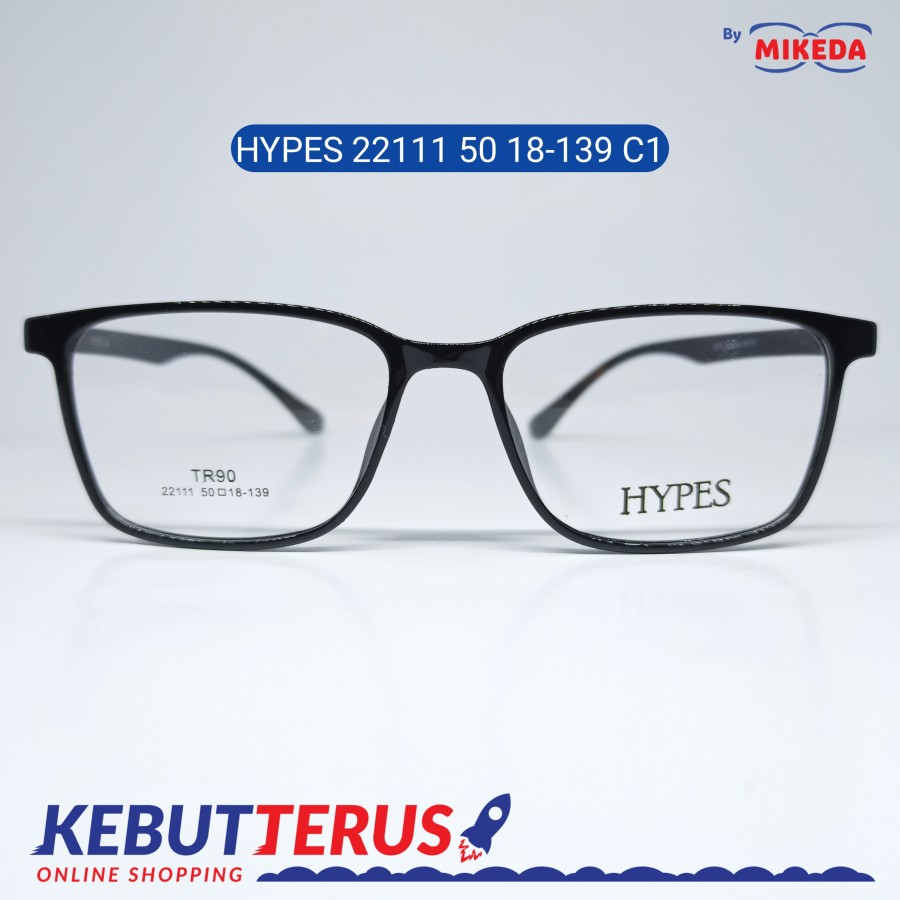 Mikeda-FRAME KACAMATA HYPES 22111 C1 + LENSA(MINUS/CYLINDER)