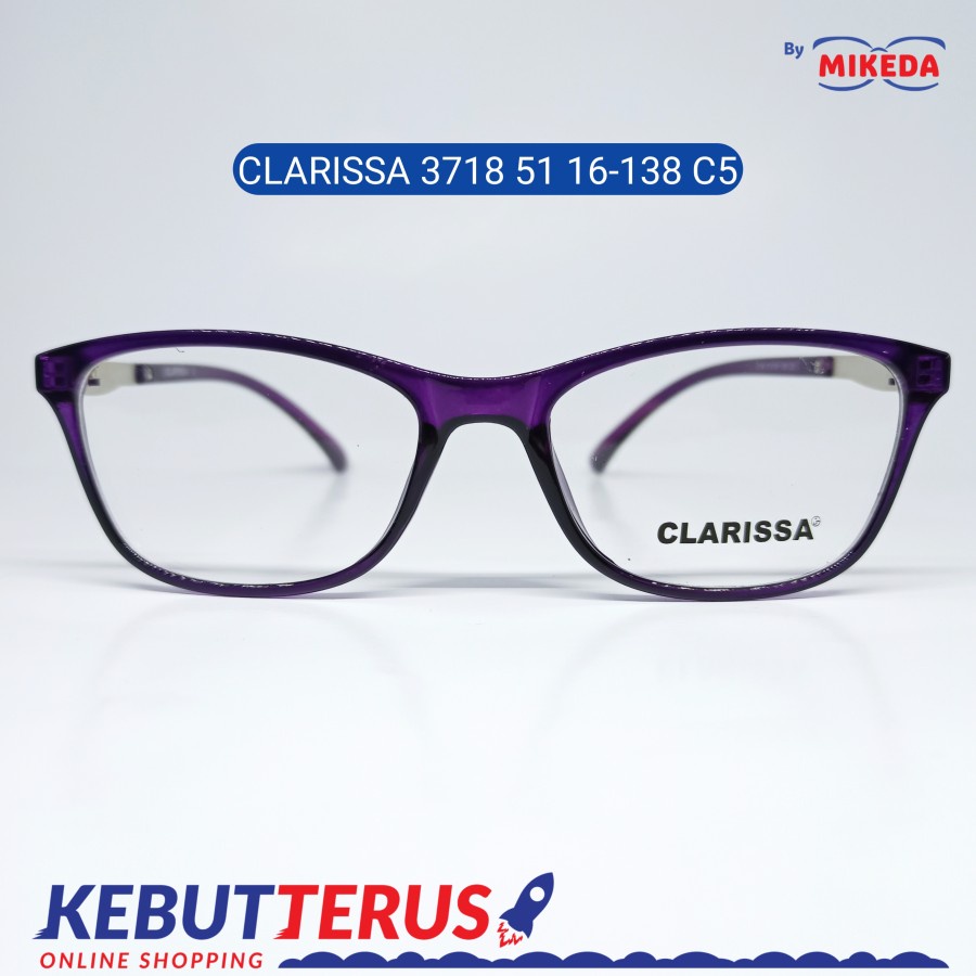 Mikeda-FRAME KACAMATA CLARISSA 3718-51 C5 + LENSA(MINUS/CYLINDER)