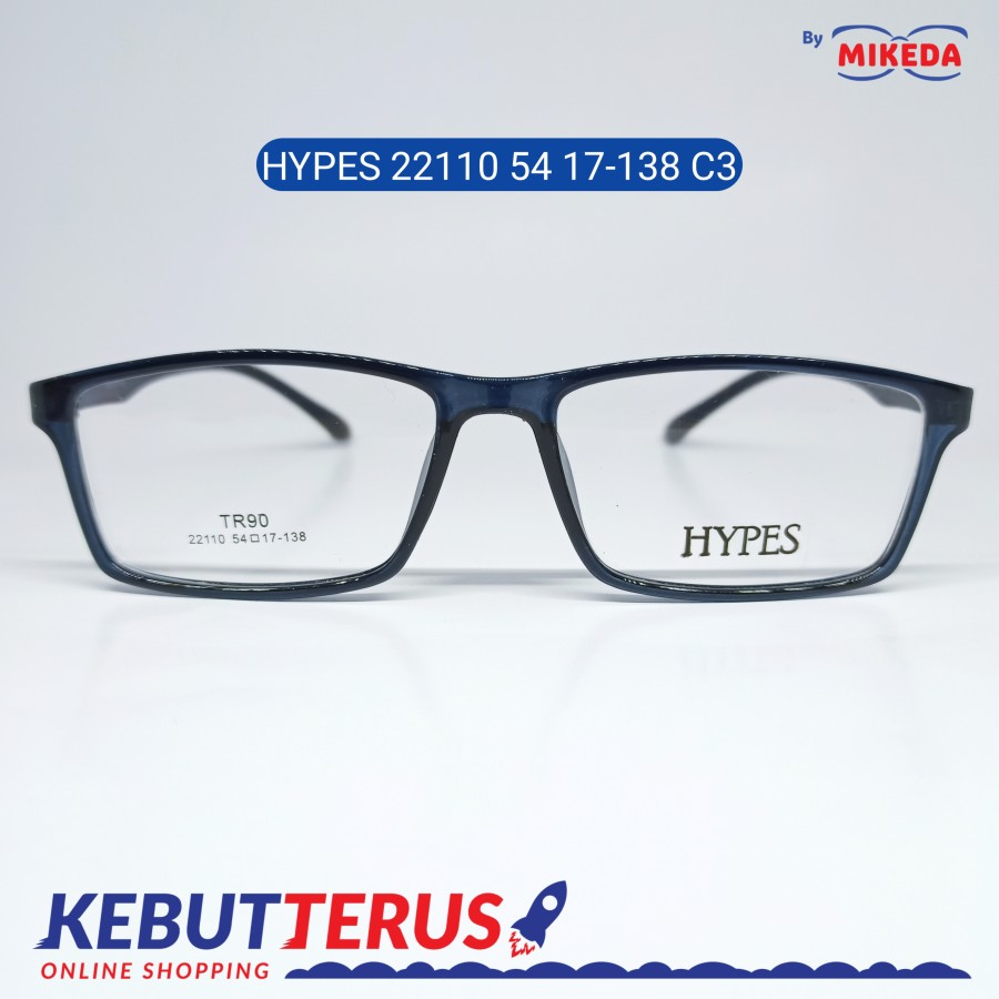 Mikeda-FRAME KACAMATA HYPES 22110 C3 + LENSA(MINUS/CYLINDER)