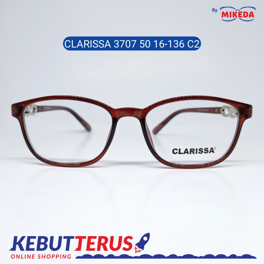 Mikeda-FRAME KACAMATA CLARISSA 3707-50 C2 + LENSA(MINUS/CYLINDER)