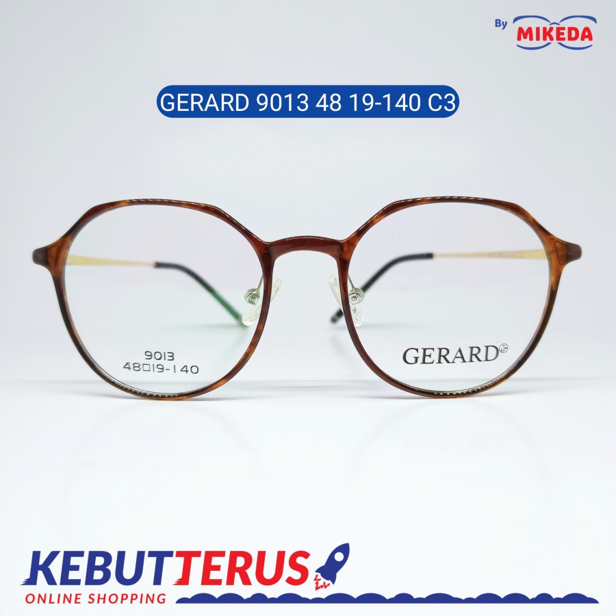 Mikeda-FRAME KACAMATA GERARD 9013 C3 + LENSA(MINUS/CYLINDER)