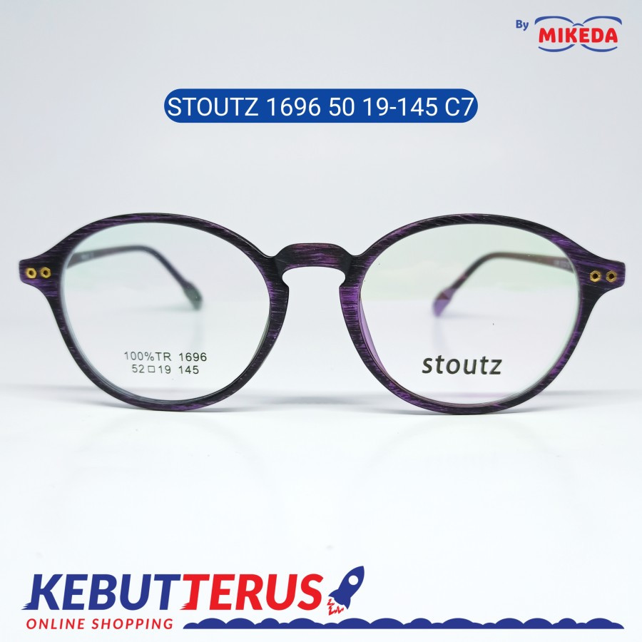 Mikeda-FRAME KACAMATA STOUTZ 1696 C7 + LENSA(MINUS/CYLINDER)