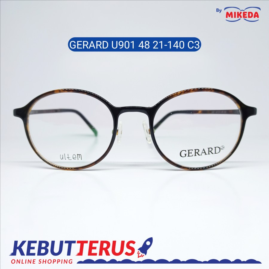 Mikeda-FRAME KACAMATA GERARD U901 C3 + LENSA(MINUS/CYLINDER)