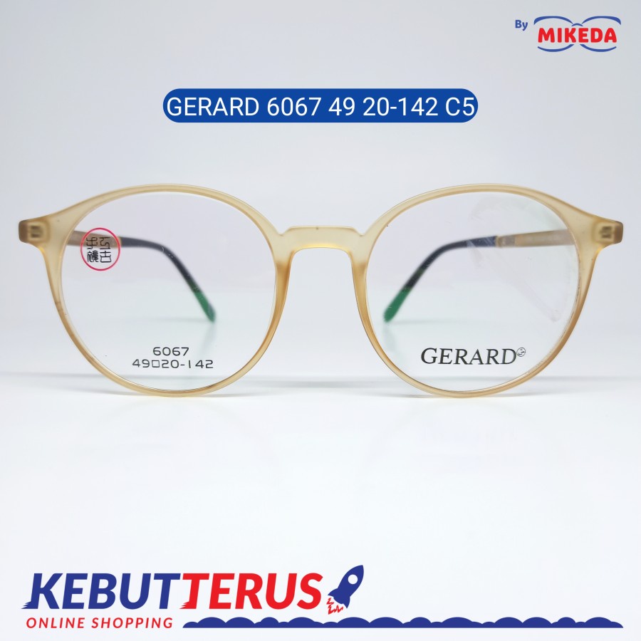 Mikeda-FRAME KACAMATA GERARD 6067 C5 + LENSA (MINUS/CYLINDER)