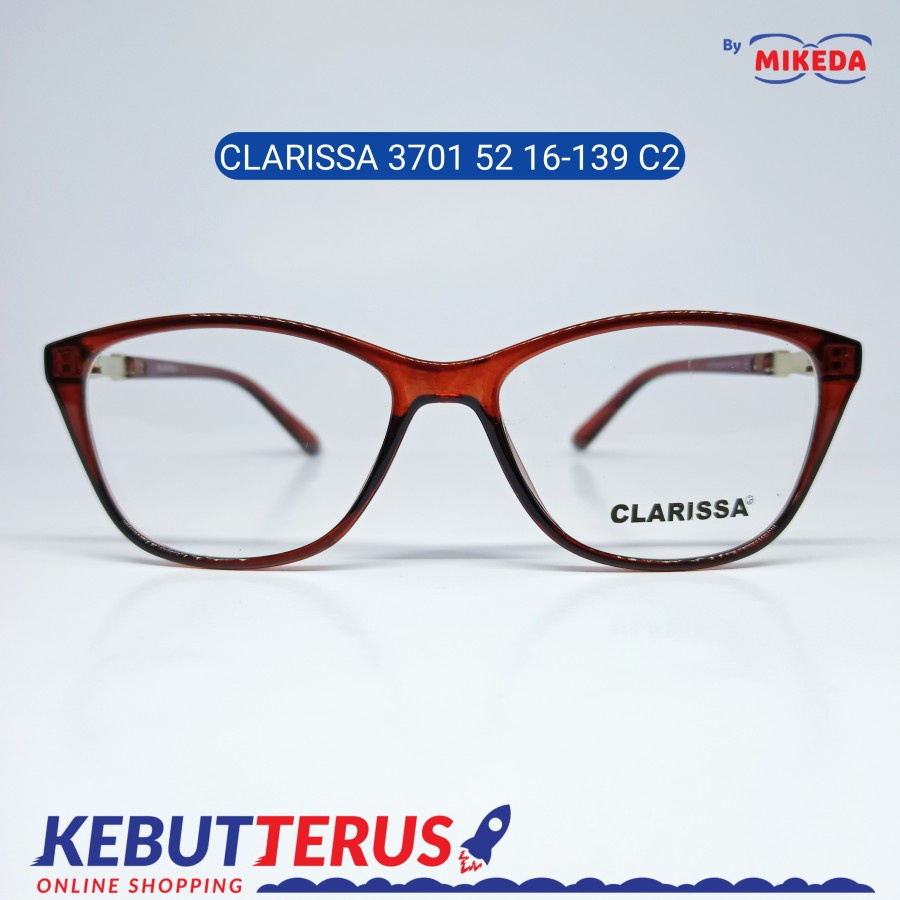 Mikeda-FRAME KACAMATA CLARISSA 3701-52 C2 + LENSA(MINUS/CYLINDER)