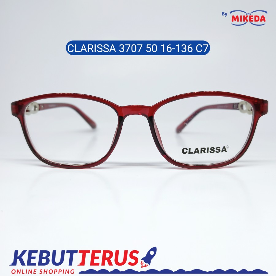 Mikeda-FRAME KACAMATA CLARISSA 3707-50 C7 + LENSA(MINUS/CYLINDER)