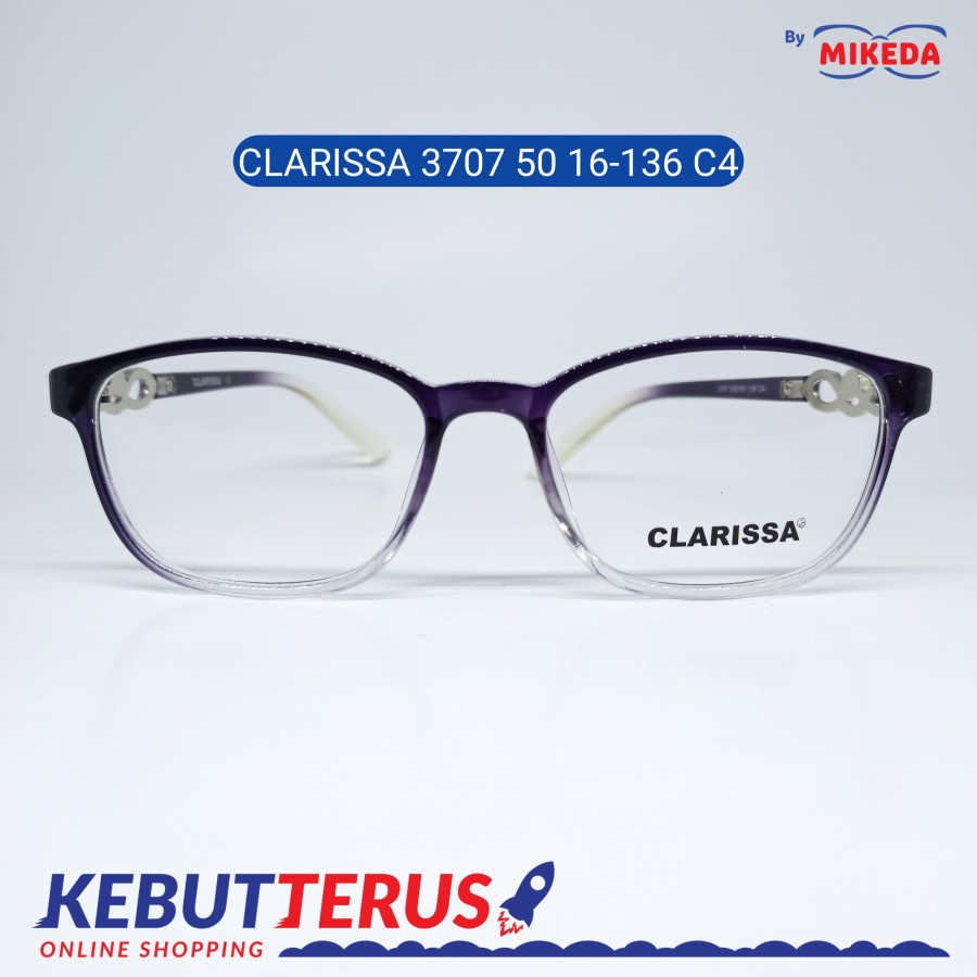 Mikeda-FRAME KACAMATA CLARISSA 3707-50-C4 + LENSA(MINUS/CYLINDER)