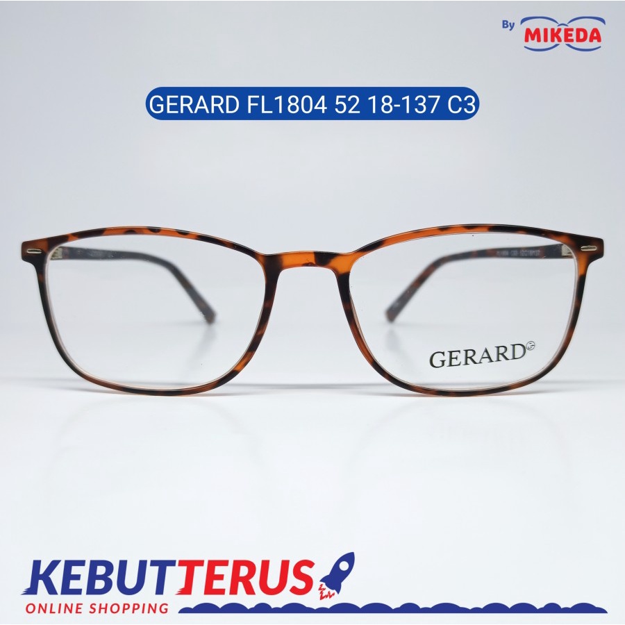 Mikeda-FRAME KACAMATA GERARD FL1804 C3 + LENSA(MINUS/CYLINDER)