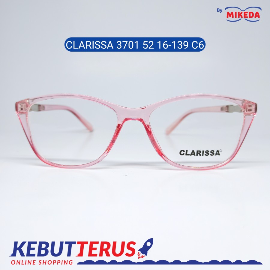 Mikeda-FRAME KACAMATA CLARISSA 3701-52 C6 + LENSA(MINUS/CYLINDER)