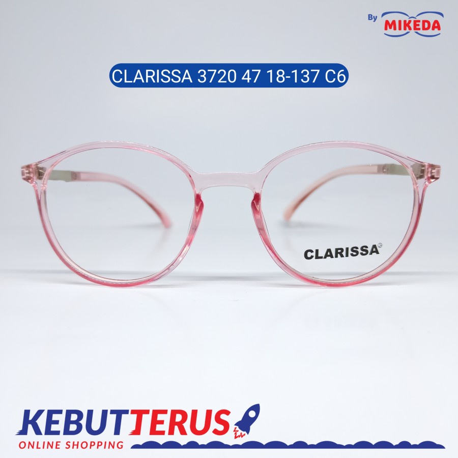 Mikeda-FRAME KACAMATA CLARISSA 3720-47 C6 + LENSA(MINUS/CYLINDER)