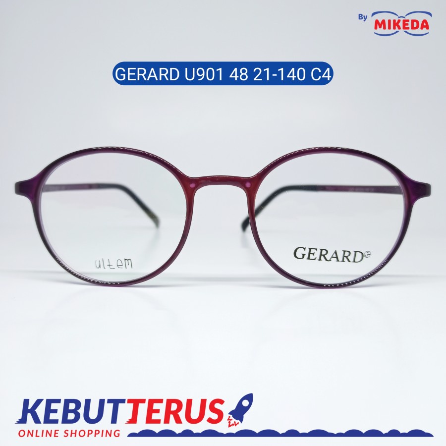 Mikeda-FRAME KACAMATA GERARD U901 C4 + LENSA(MINUS/CYLINDER)