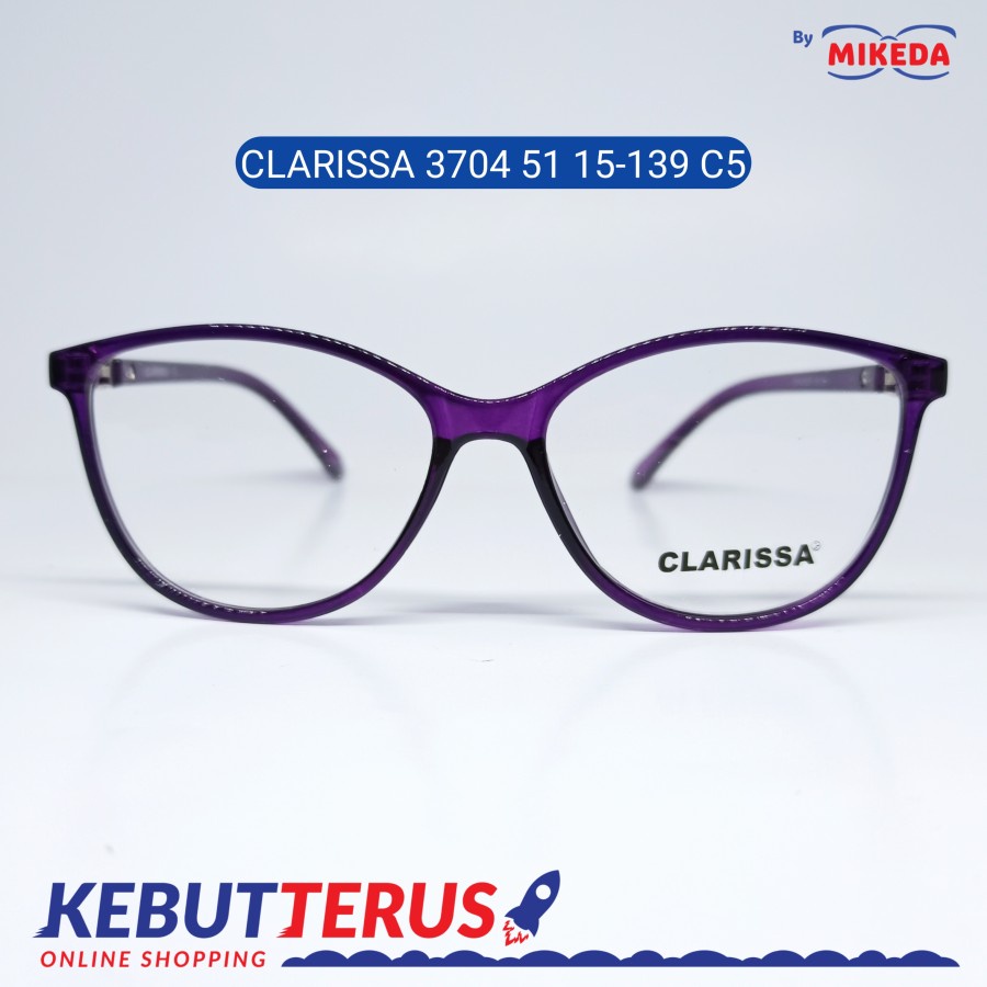 Mikeda-FRAME KACAMATA CLARISSA 3704-51 C5 + LENSA(MINUS/CYLINDER)