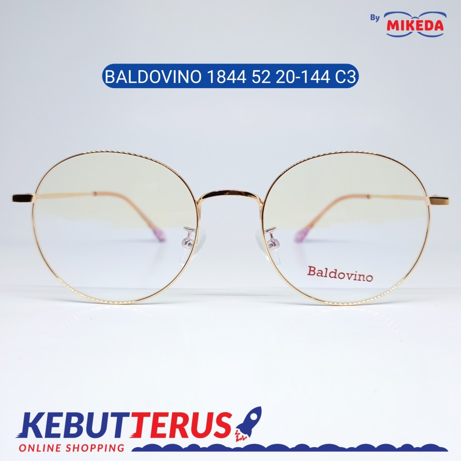 Mikeda-FRAME KACAMATA BALDOVINO 1844 C3 + LENSA(MINUS/CYLINDER)