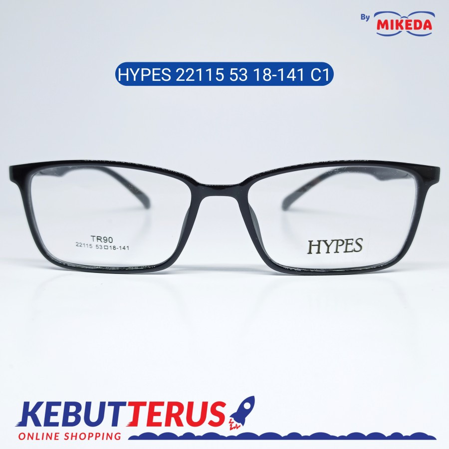 Mikeda-FRAME KACAMATA HYPES 22115 C1 + LENSA(MINUS/CYLINDER)