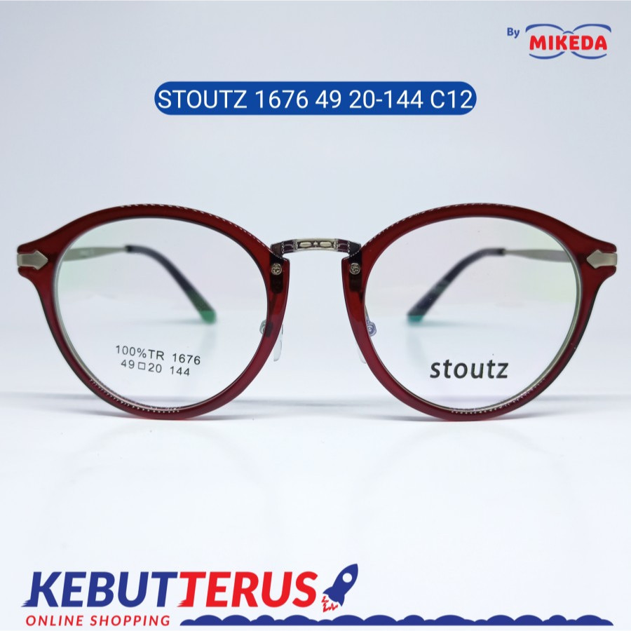 Mikeda-FRAME KACAMATA STOUTZ 1676 C12 + LENSA(MINUS/CYLINDER)