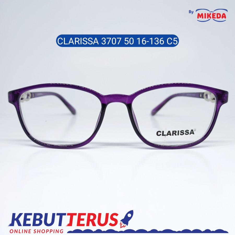 Mikeda-FRAME KACAMATA CLARISSA 3707-50 C5 + LENSA(MINUS/CYLINDER)