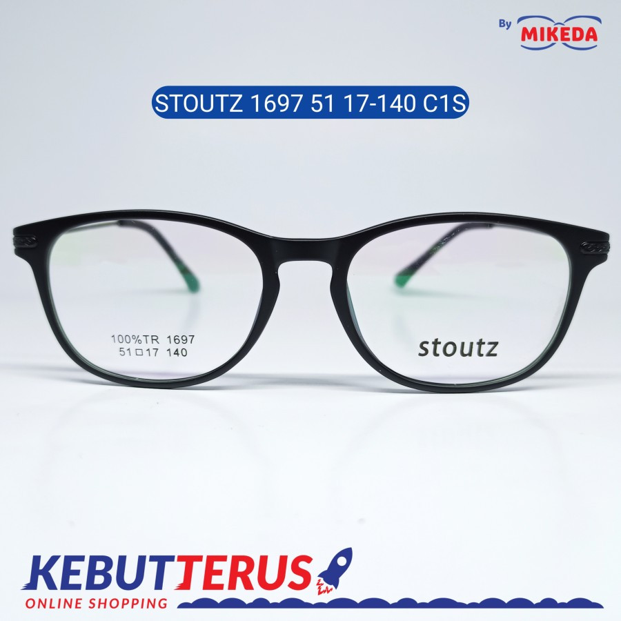 Mikeda-FRAME KACAMATA STOUTZ 1697 C1S + LENSA(MINUS/CYLINDER)