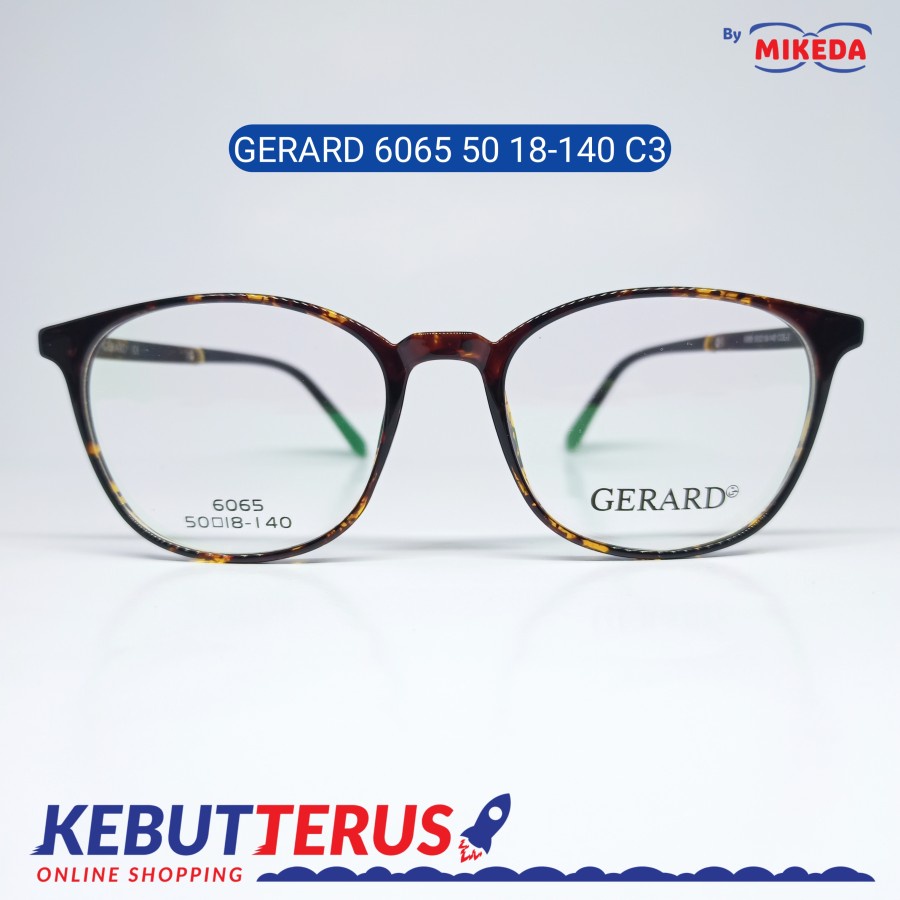 Mikeda-FRAME KACAMATA GERARD 6065 C3+ LENSA(MINUS/CYLINDER)
