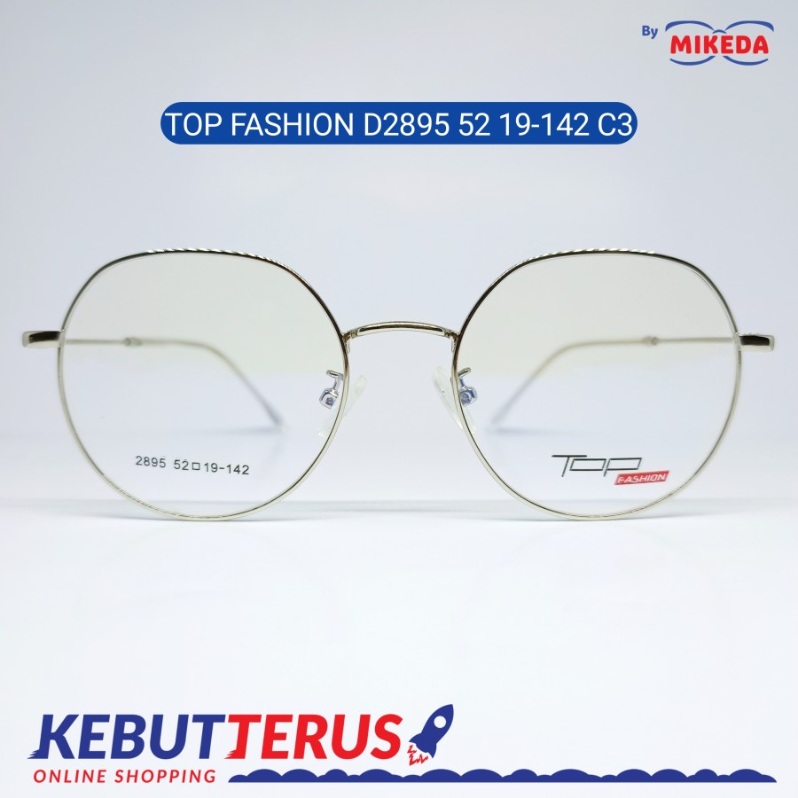 Mikeda-FRAME KACAMATA TOP FASHION 2895 C3 + LENSA(MINUS/CYLINDER)