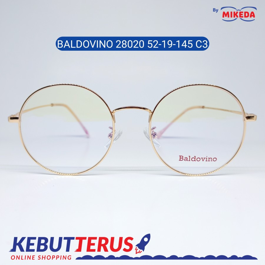 Mikeda-FRAME KACAMATA BALDAVINO 28020 C3 + LENSA(MINUS/CYLINDER)