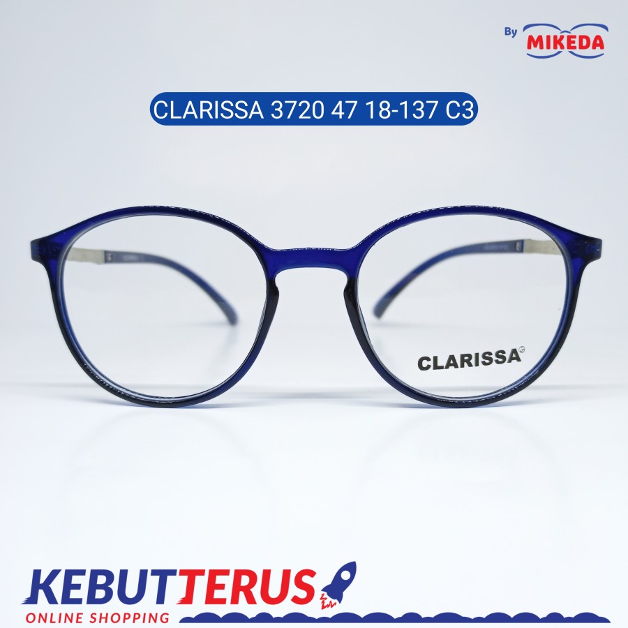 Mikeda-FRAME KACAMATA CLARISSA 3720-47 C3 + LENSA(MINUS/CYLINDER)