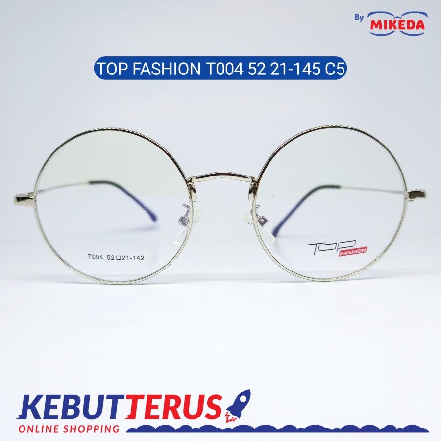 Mikeda-FRAME KACAMATA TOP FASHION T004 C5 + LENSA(MINUS/CYLINDER)