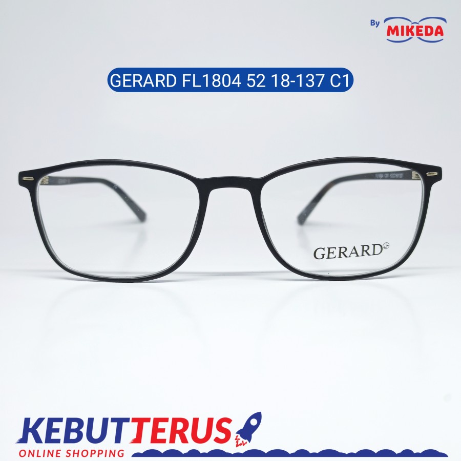 Mikeda-FRAME KACAMATA GERARD FL1804 C1 + LENSA(MINUS/CYLINDER)