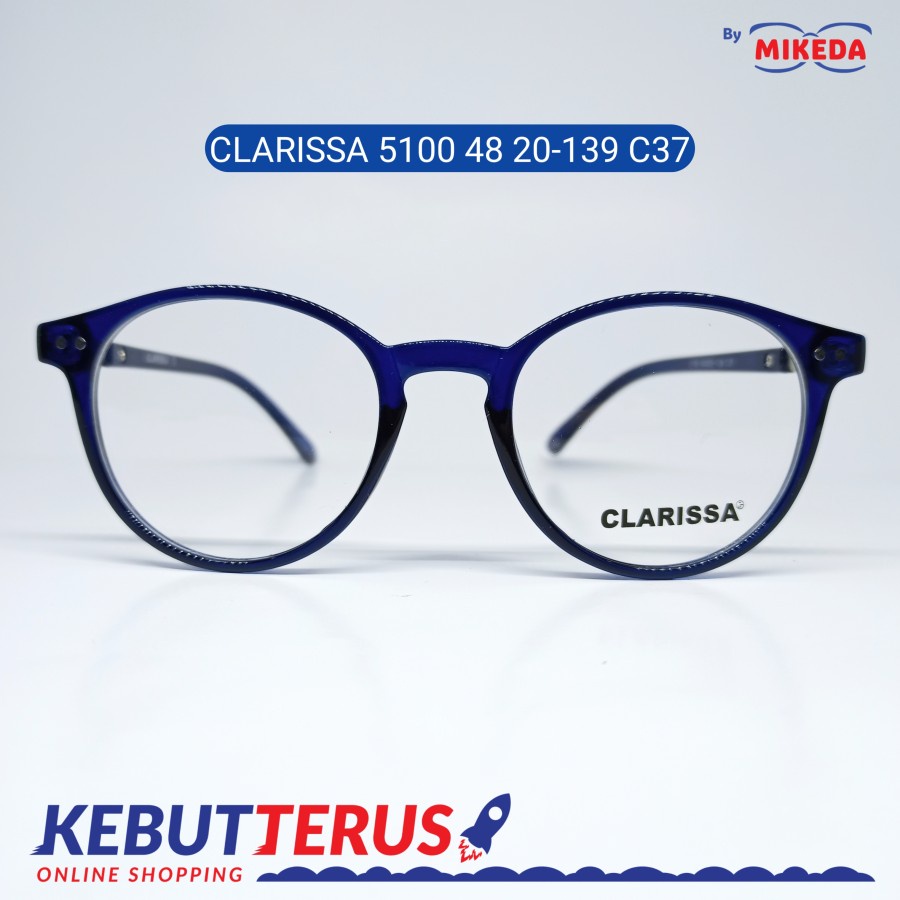 Mikeda-FRAME KACAMATA CLARISSA 5100 48 C37 + LENSA(MINUS/CYLINDER)