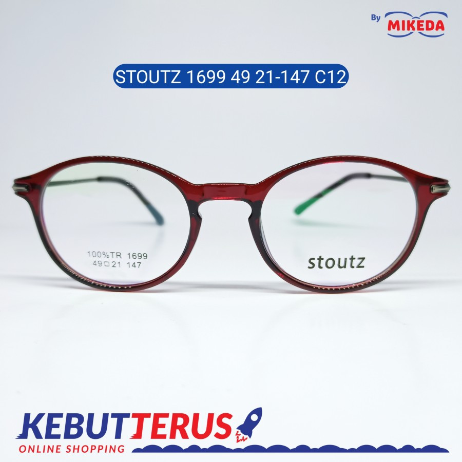 Mikeda-FRAME KACAMATA STOUTZ 1699 C12 + LENSA(MINUS/CYLINDER)