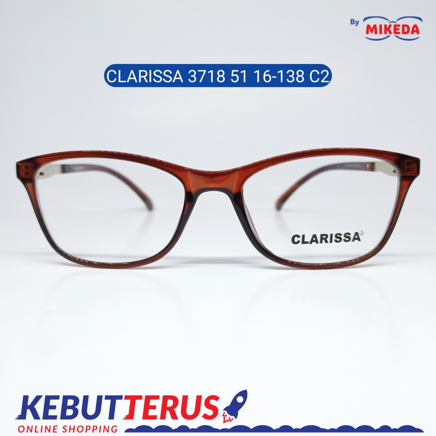 Mikeda-FRAME KACAMATA CLARISSA 3718-51 C2 + LENSA(MINUS/CYLINDER)