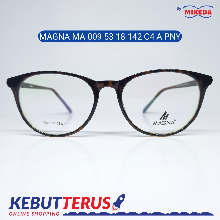 Mikeda-FRAME KACAMATA MAGNA MA - 009 C4A PNY + LENSA(MINUS/CYLINDER)