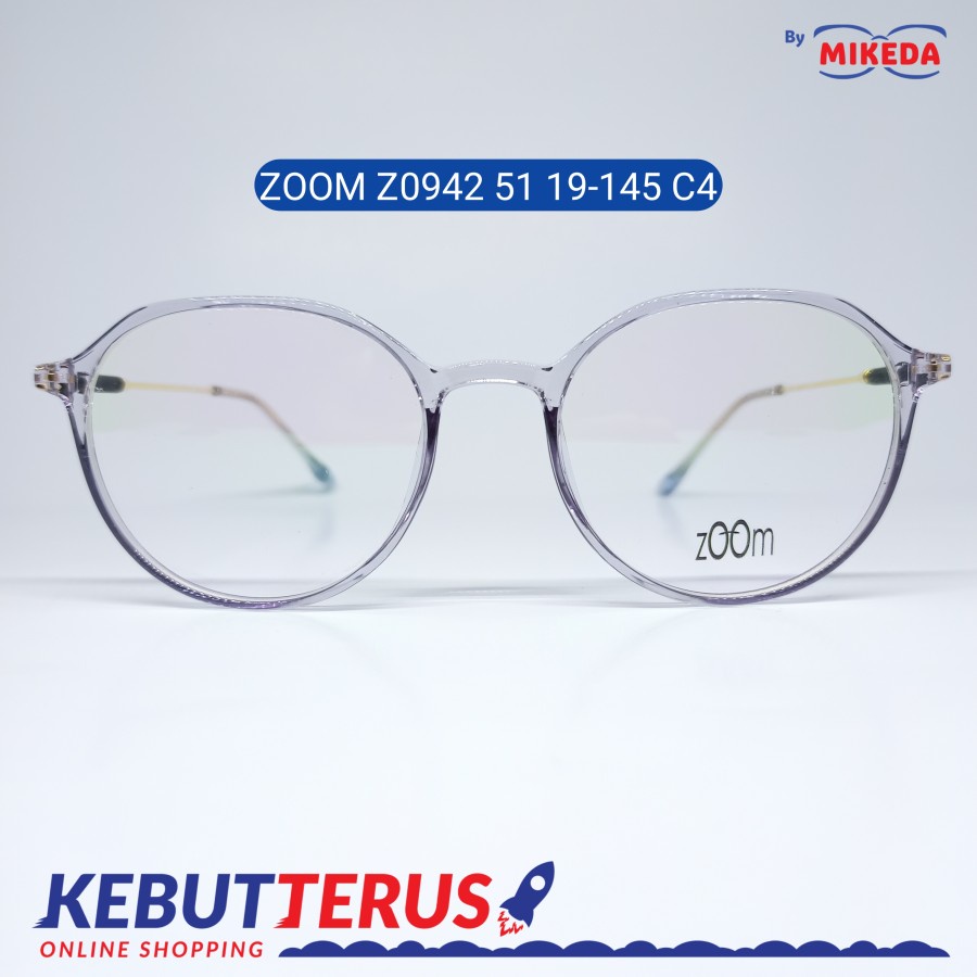 Mikeda-FRAME KACAMATA ZOOM Z0942 C4 + LENSA(MINUS/CYLINDER)